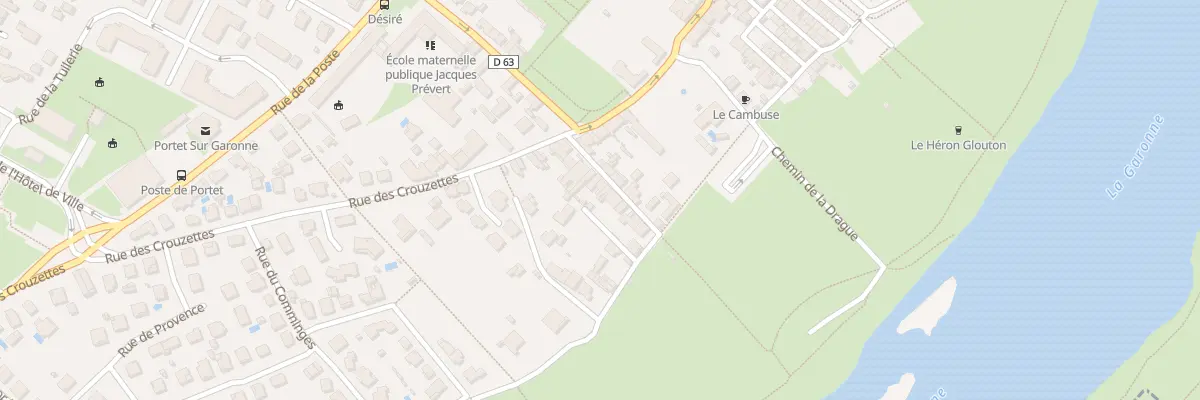Plan du 9 Rue de l’Embouchure à Portet-sur-Garonne