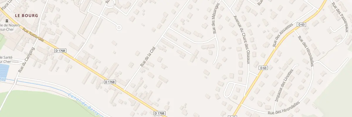 Plan du 12 Rue de la Cité à Noyers-sur-Cher