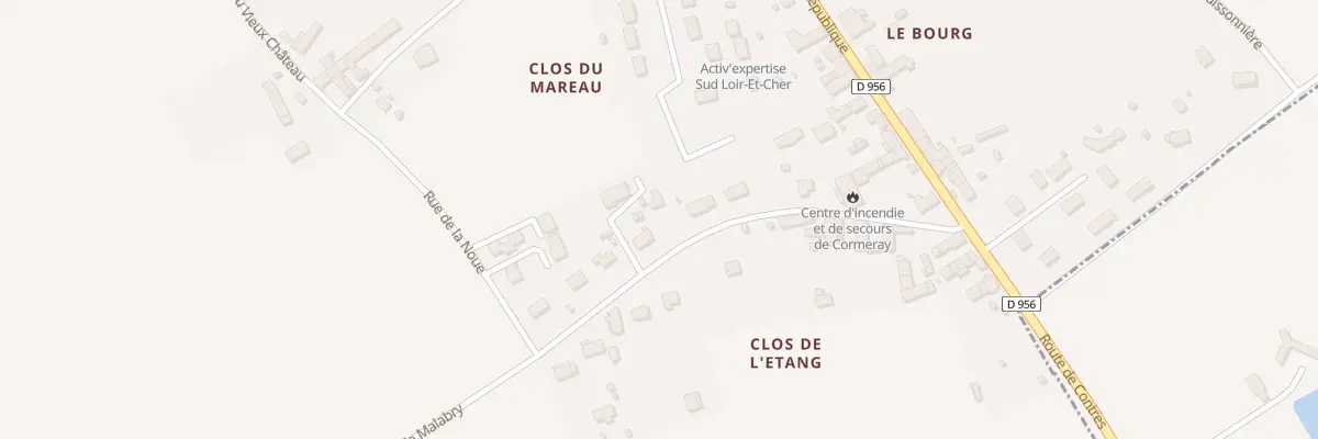 Plan du 16 Rue du Clos de l’Etang à Cormeray