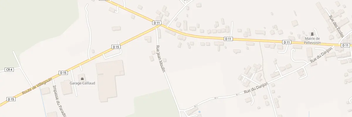 Plan du 6 Rue Jean Moulin à Pellevoisin