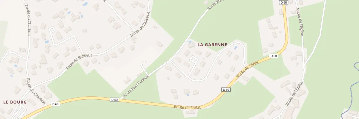 Plan du 16 Lotissement La Garenne à La Feuillade