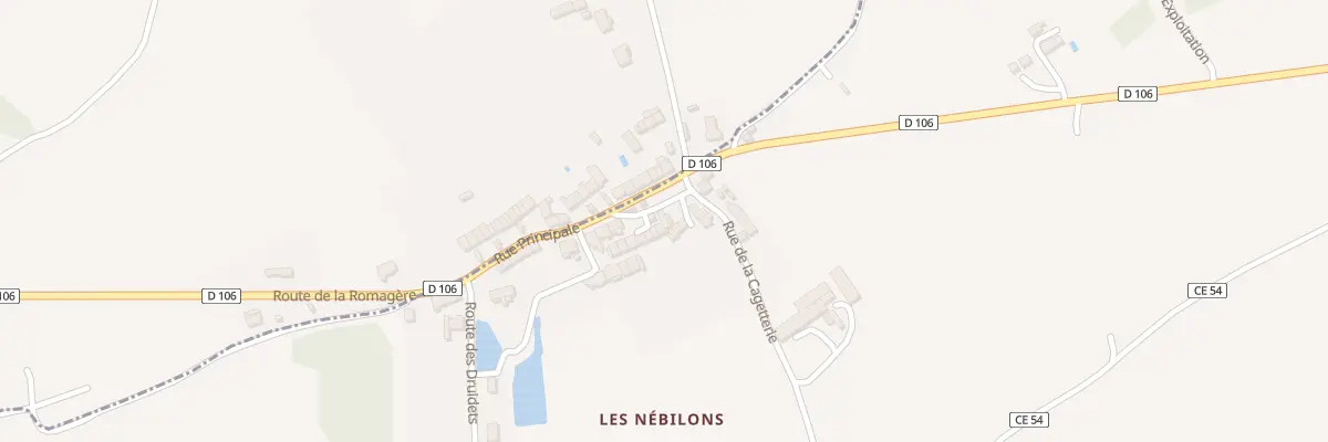 Plan du 3 Pl du Carroir à Thenay