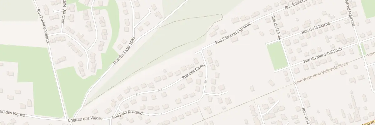 Plan du 3 Rue des Caves à Ézy-sur-Eure