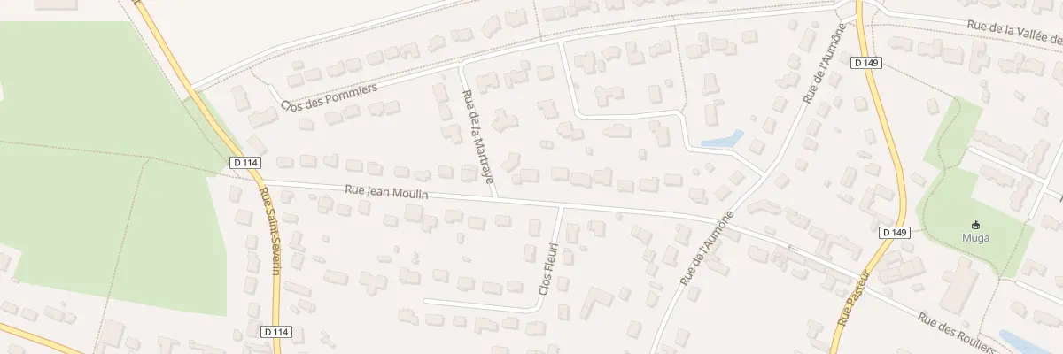 Plan du 23 Rue Jean Moulin à Fontenay-sur-Eure