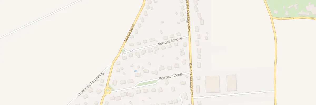 Plan du 12 Rue des Acacias à Saussay