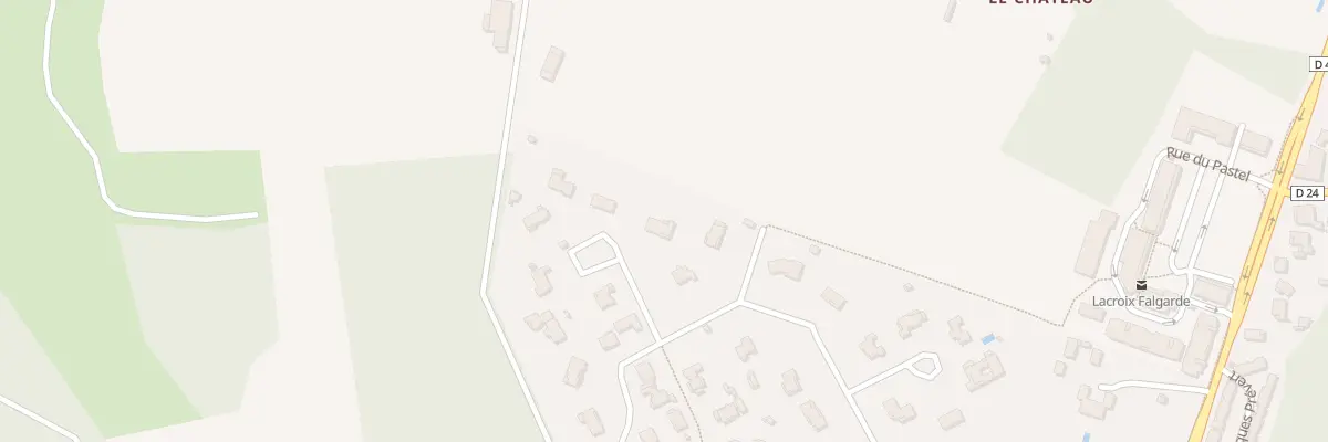 Plan du 1 Imp de Galamus à Lacroix-Falgarde