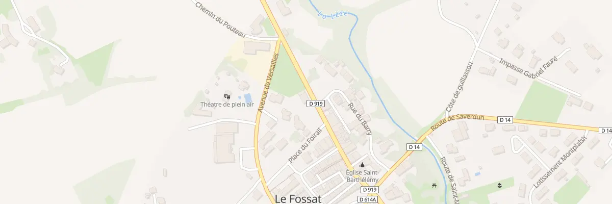 Plan du 105 Versailles au Fossat