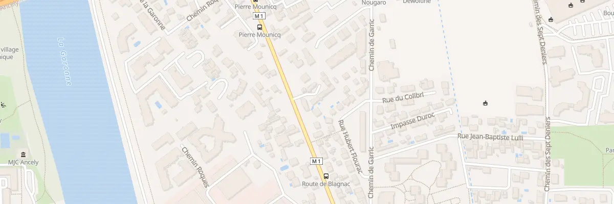 Plan du 150 Rte de Blagnac à Toulouse