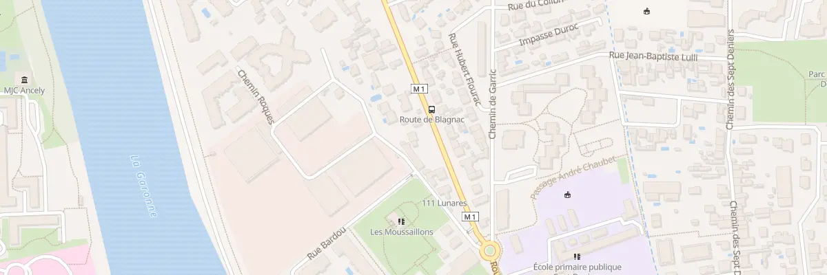 Plan du 119 Rte de Blagnac à Toulouse
