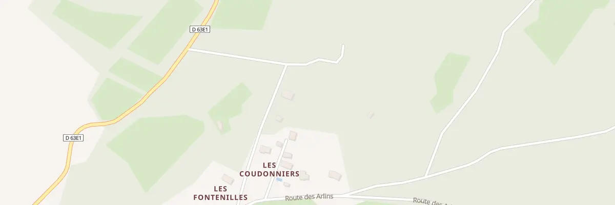 Plan du 127 Les Coudonniers à Nadaillac