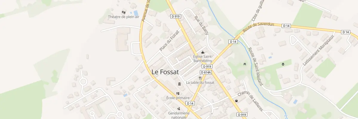 Plan du 9003 Rue des Couverts au Fossat