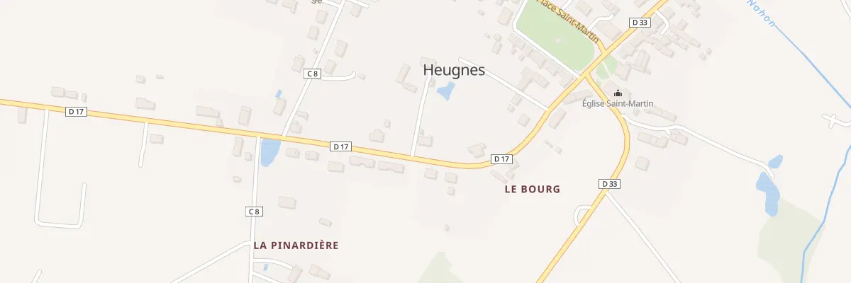 Plan du 5 Rte de Palluau à Heugnes