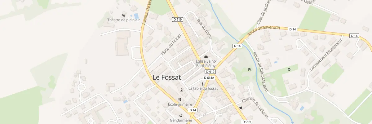 Plan du 9006 Rue des Couverts au Fossat