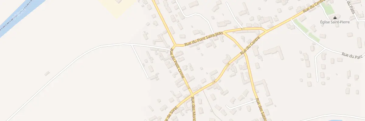 Plan du 3 Rue du Petit Orme à Saussay