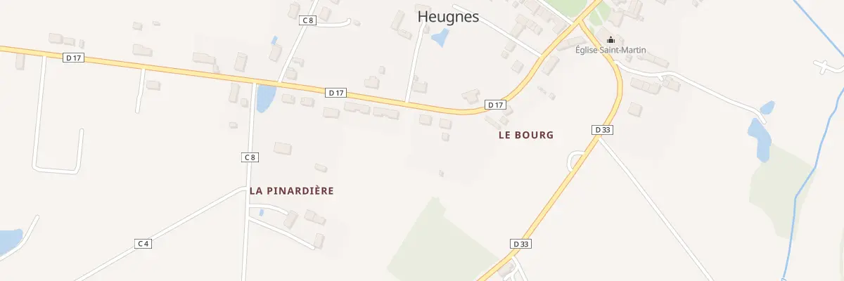 Plan du 10 Rte de Palluau à Heugnes