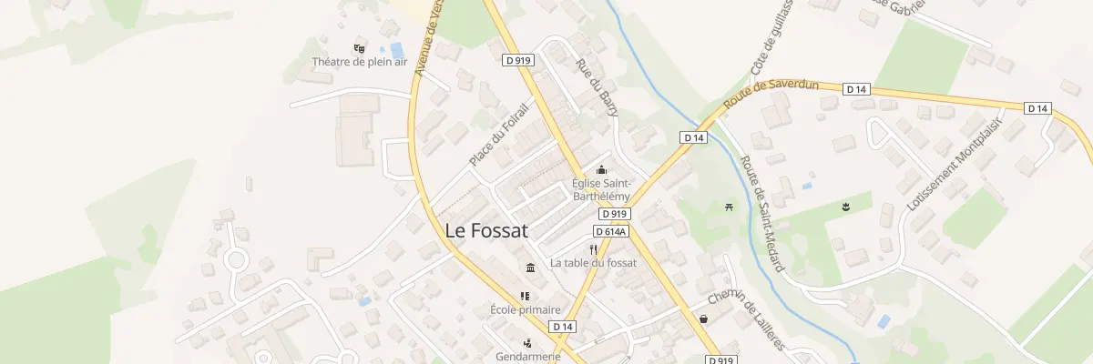 Plan du 9007 Rue des Couverts au Fossat