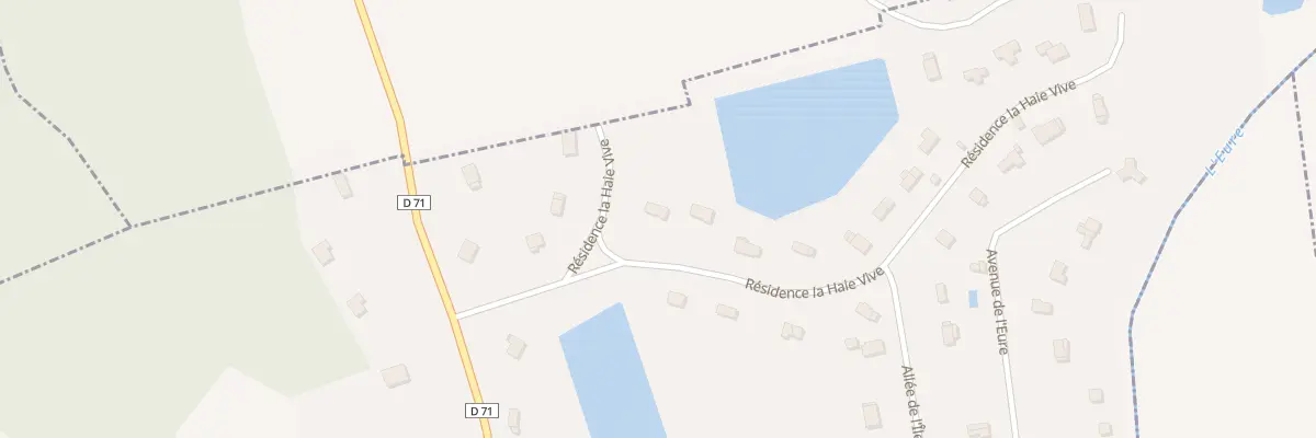 Plan du 74A Res La Haie Vive à Merey