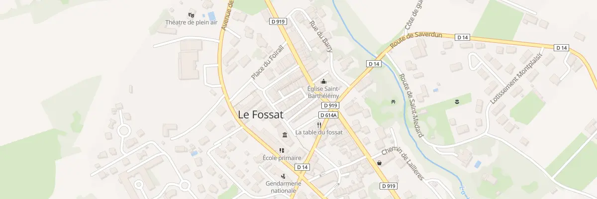 Plan du 4 Rue de Paris au Fossat