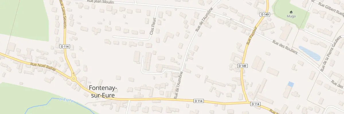 Plan du 9B Rue de l’Aumône à Fontenay-sur-Eure