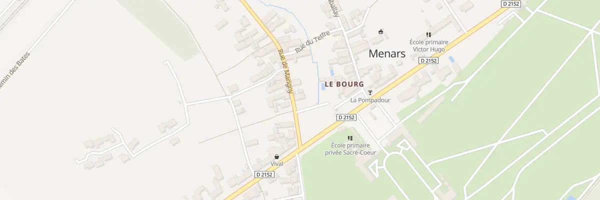 Plan du 2 Rue de Marigny à Menars