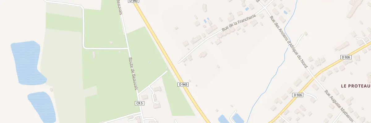 Plan du 61 Rue de la Francherie à Chezelles