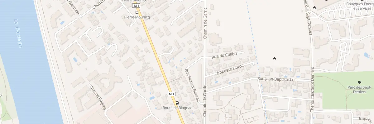 Plan du 27 Rue Hubert Flourac à Toulouse