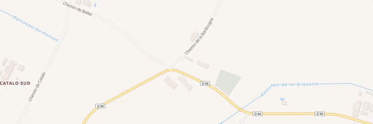 Plan du 24 Che de la Bardougne à Reyniès