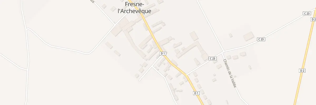 Plan du 33 Rue Grande à Frenelles-en-Vexin