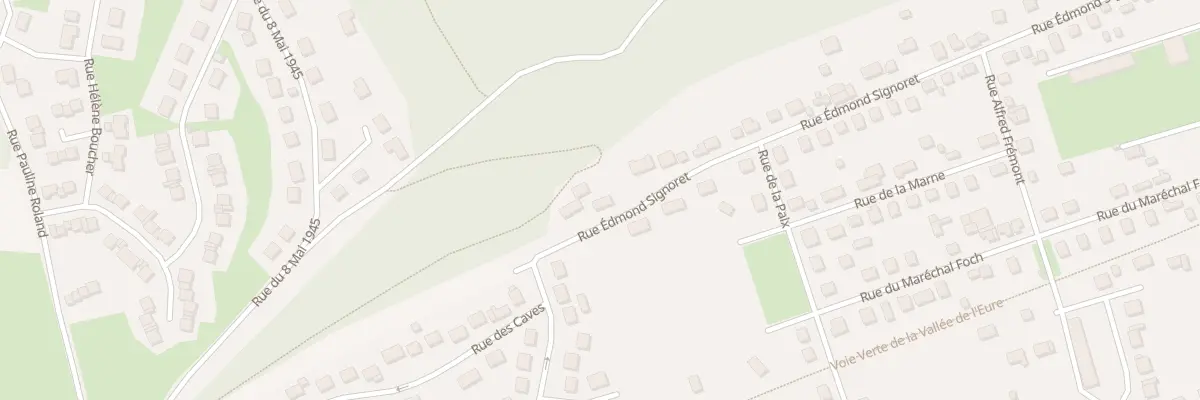 Plan du 44 Rue Edmond Signoret à Ézy-sur-Eure