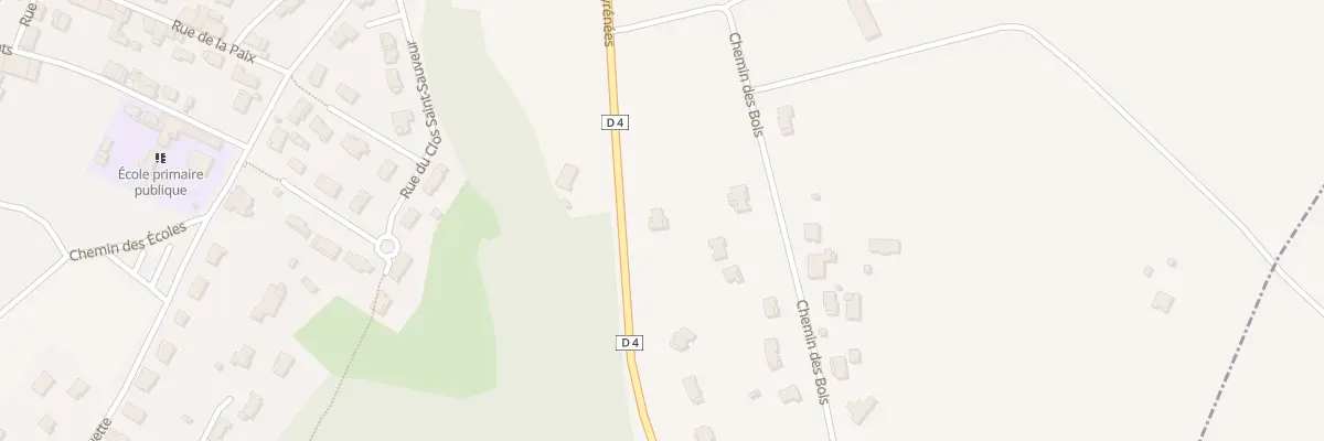 Plan du 172 Che des Bois à Saint-Sauveur