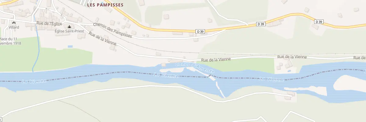 Plan du 28 Rue de la Vienne à Saint-Priest-Taurion