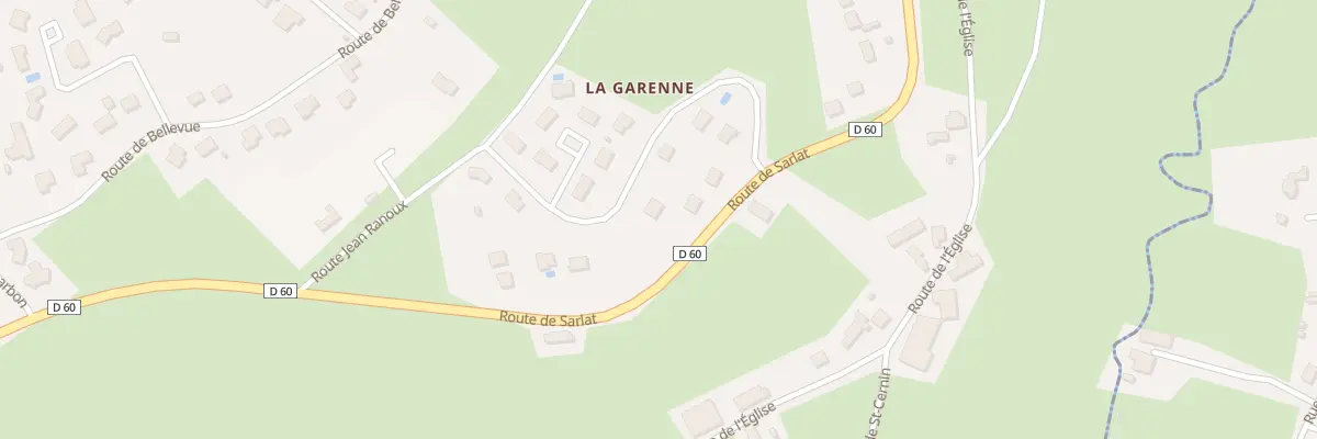 Plan du 9 Lotissement La Garenne à La Feuillade