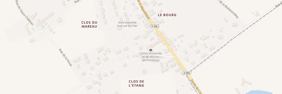 Plan du 8 Rue du Clos de l’Etang à Cormeray
