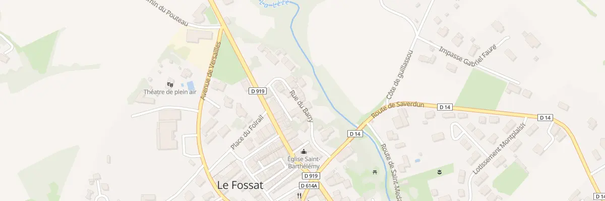 Plan du 12 Le Barry au Fossat