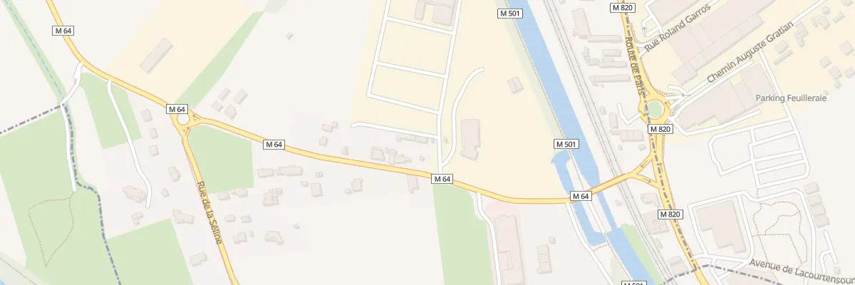 Plan du 4 Rte de Lacourtensourt à Fenouillet