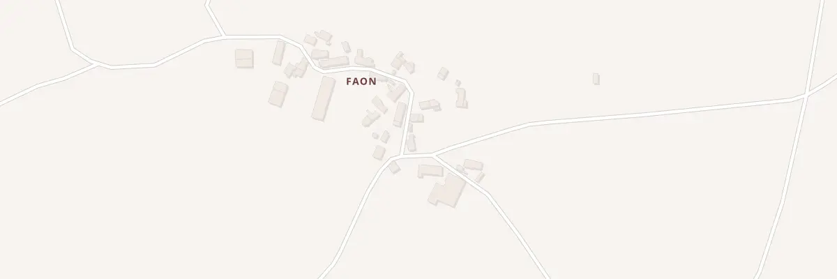Plan du 2 Faon à Mouhet
