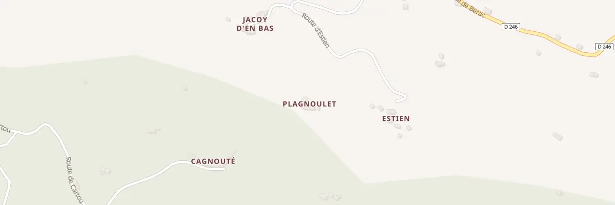 Plan du 91 Plagnoulet à Boussenac