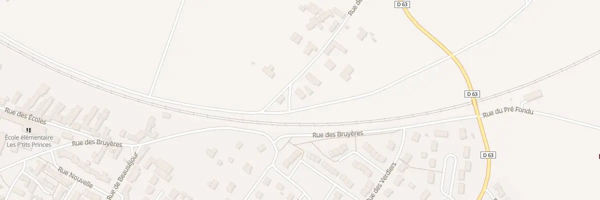 Plan du 2 Rue de la Coulonniere à Noyers-sur-Cher