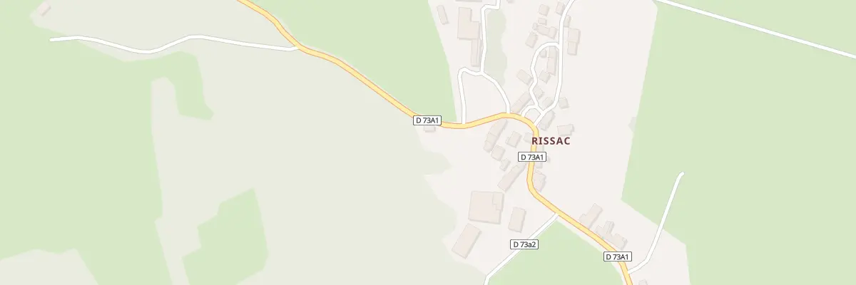 Plan du 14 Rissac à Saint-Maurice-la-Souterraine