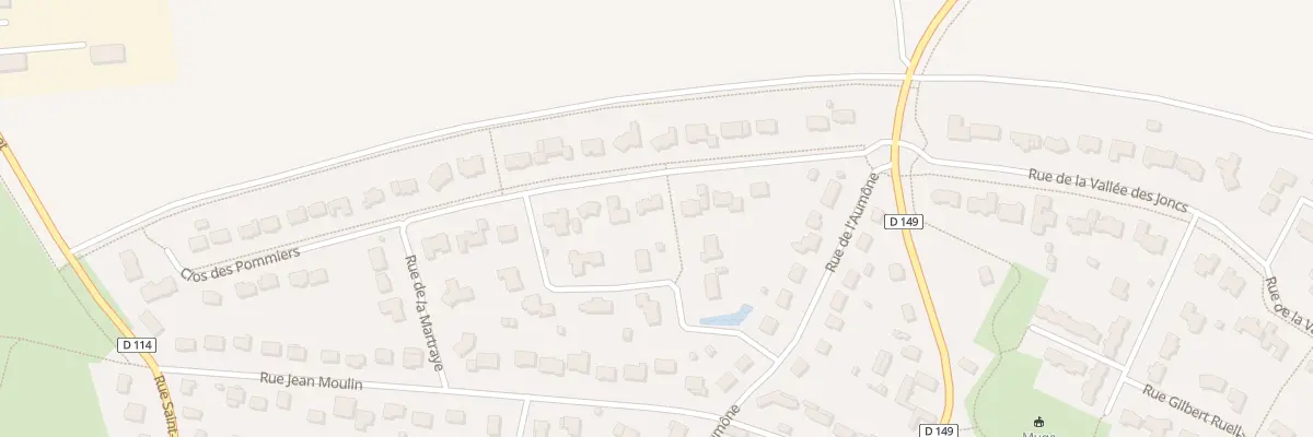 Plan du 7 Rue de la Martraye à Fontenay-sur-Eure