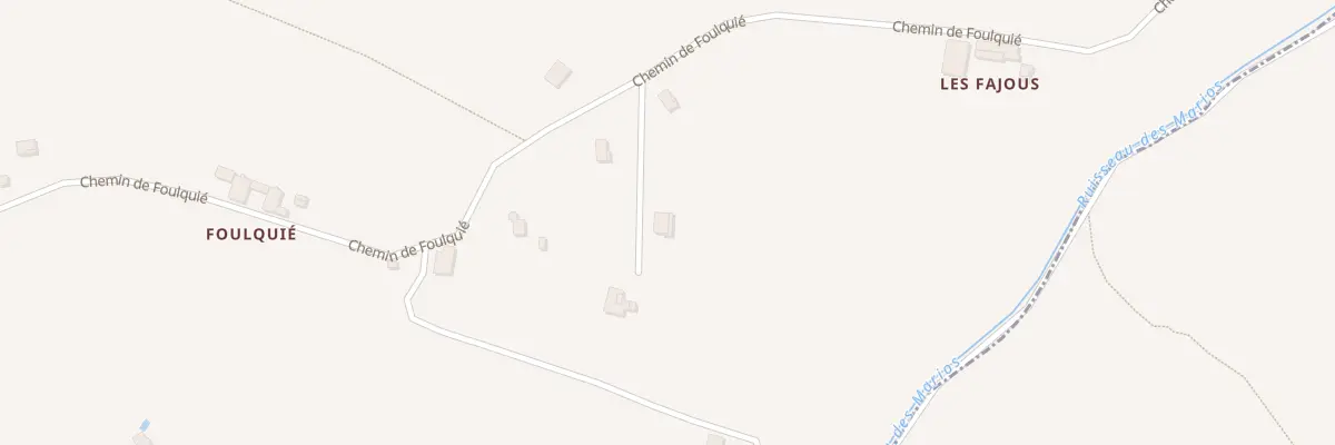 Plan du 1636 Che de Foulquié à Montauban