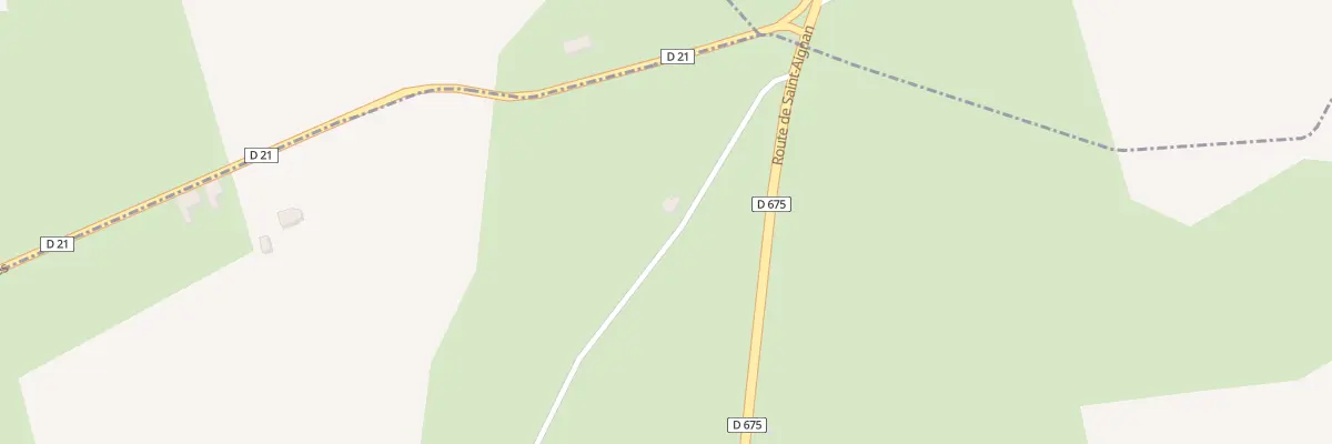 Plan du 2 Rte de Saint-aignan à Sassay