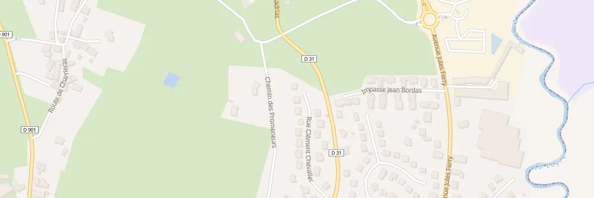 Plan du 17 Rue Clément Chevalier à Objat