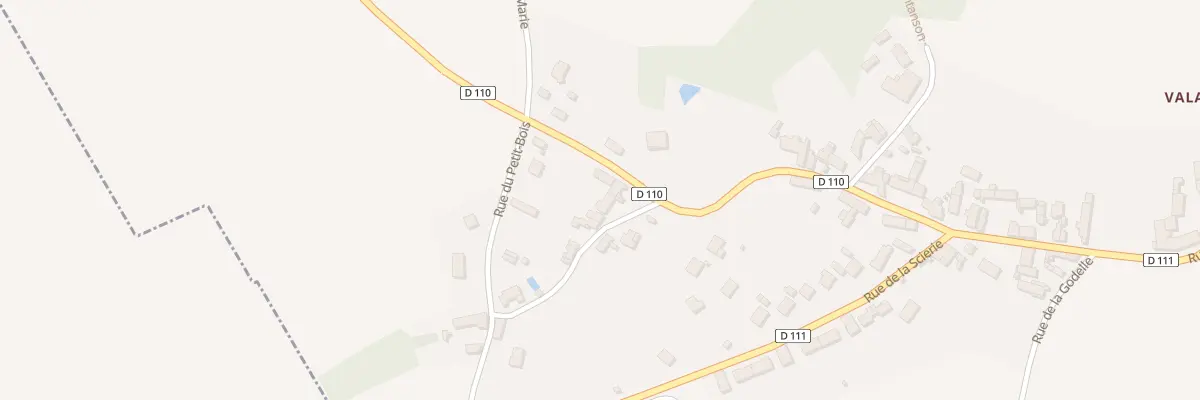 Plan du 1 Rue de la Vallée à Moléans