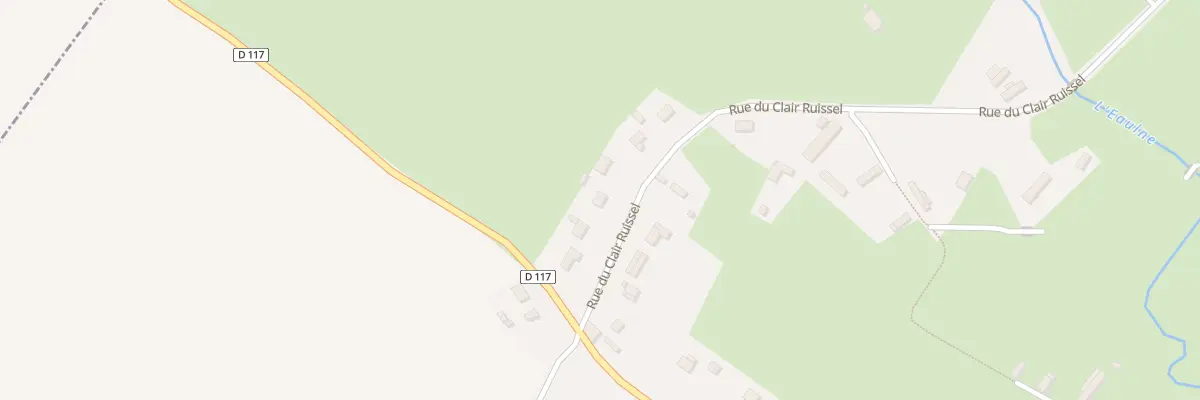 Plan du 13 Rue du Clair Ruissel à Fréauville
