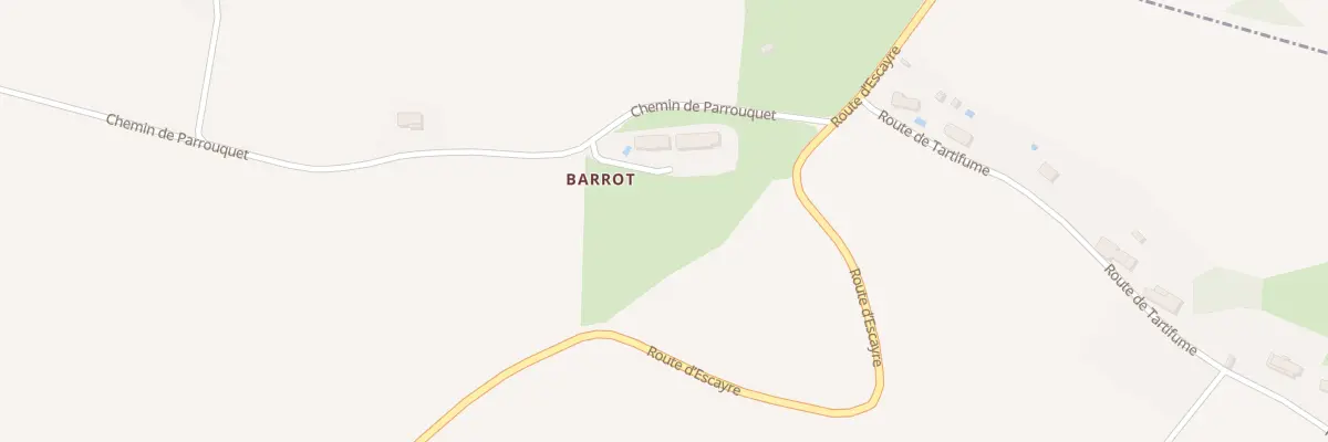 Plan du 195 Che de Parrouquet à Saint-Ybars