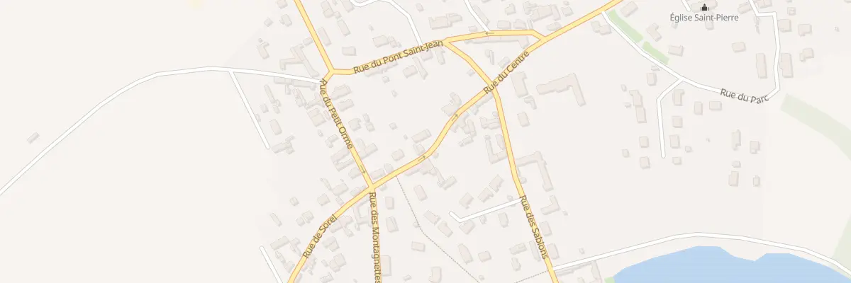 Plan du 5 Rue du Centre à Saussay