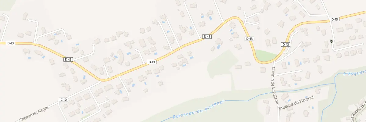 Plan du 83A Rte de Beaumont à Miremont