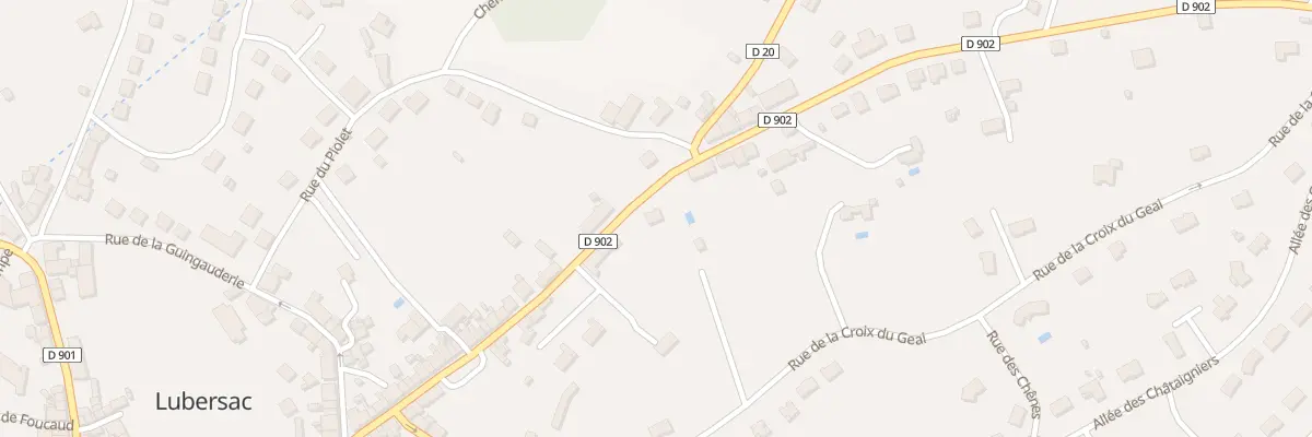 Plan du 50 Rue Saint Jean à Lubersac
