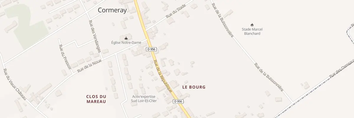 Plan du 51B Rue de la République à Cormeray